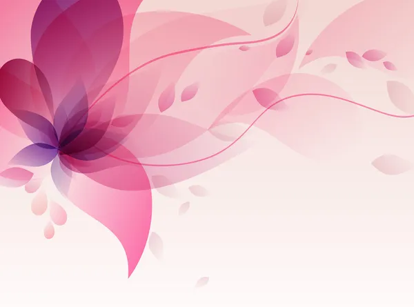Abstract background with  flowers — 图库矢量图片